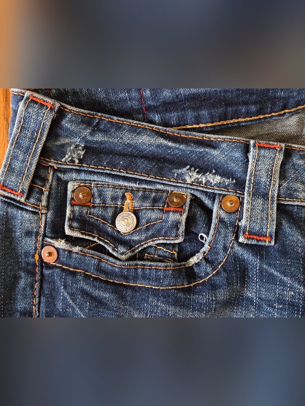Vintage Women's True Religion Billy Jeans Size 32 - Picture 4 of 13